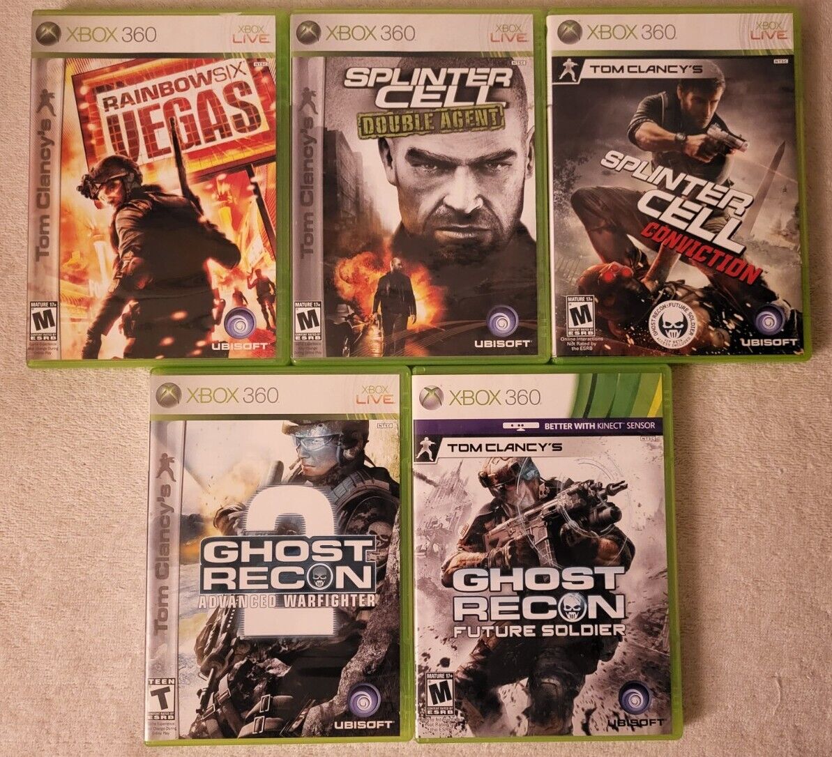 Xbox 360 - Tom Clancy's Splinter Cell Conviction Microsoft Xbox 360  Complete #111