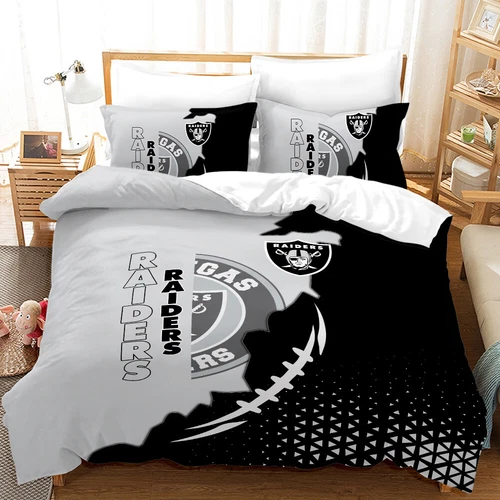 Las Vegas Raiders Bedding Set