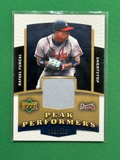 2004 Upper Deck Rafael Furcal #PP-RF Peak Performers Game-Used Jersey Gold /165