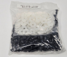 Bulk Vintage Zims 9mm Round Black Flat Domed Plastic Safety Eyes Craft Doll
