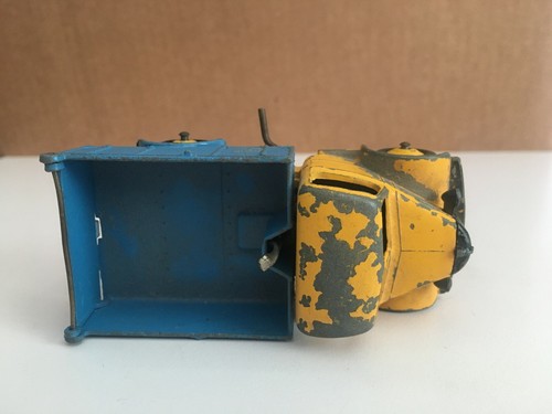 Bedford by Dinky Toys Yellow and Blue Toy Dump Truck 1960's - Picture 7 of 7
