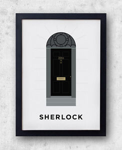 Sherlock Holmes Poster 221b Baker Street Bbc Benedict Cumberbatch Print Ebay