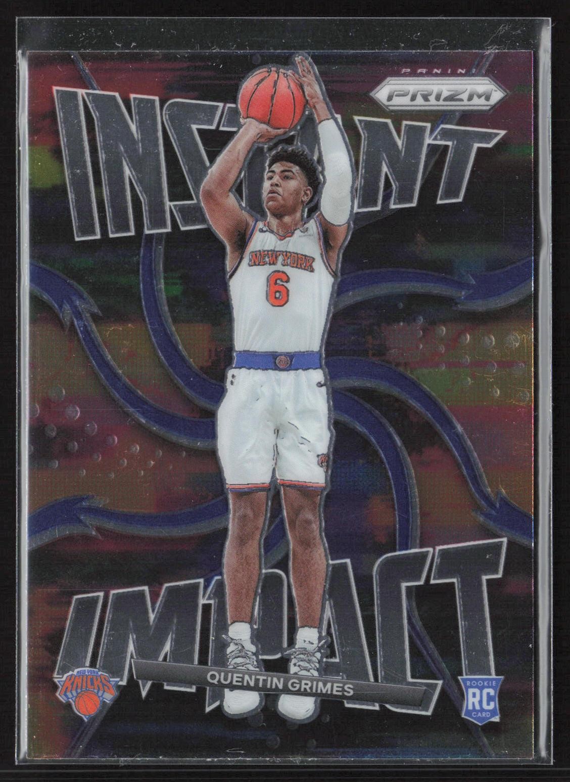 2021-22 Panini Prizm #21 Quentin Grimes Instant Impact New York Knicks