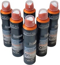 Image of 6 x Loreal Men Expert Magnesium Defence Hypoallergenic 48H Deodorant 250 ml