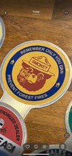 License Plate Topper Vintage Reproduction Smokey The Bear Camping Trailer Camper
