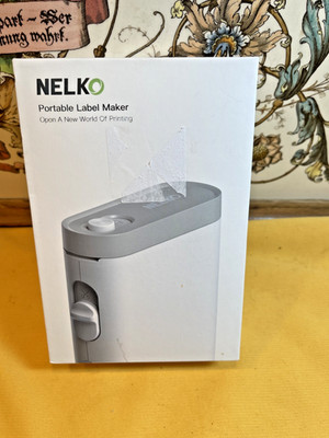 Nelko Protable Label Maker - Open Box