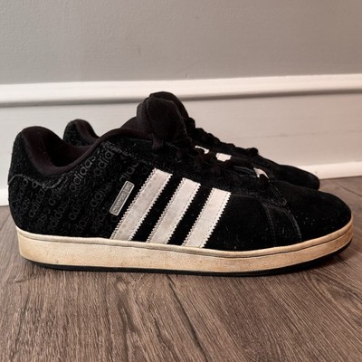 Vtg Skate Y2K Adidas NEO Campus SK Black Sneakers Shoes Mens 12  Skateboarding | eBay