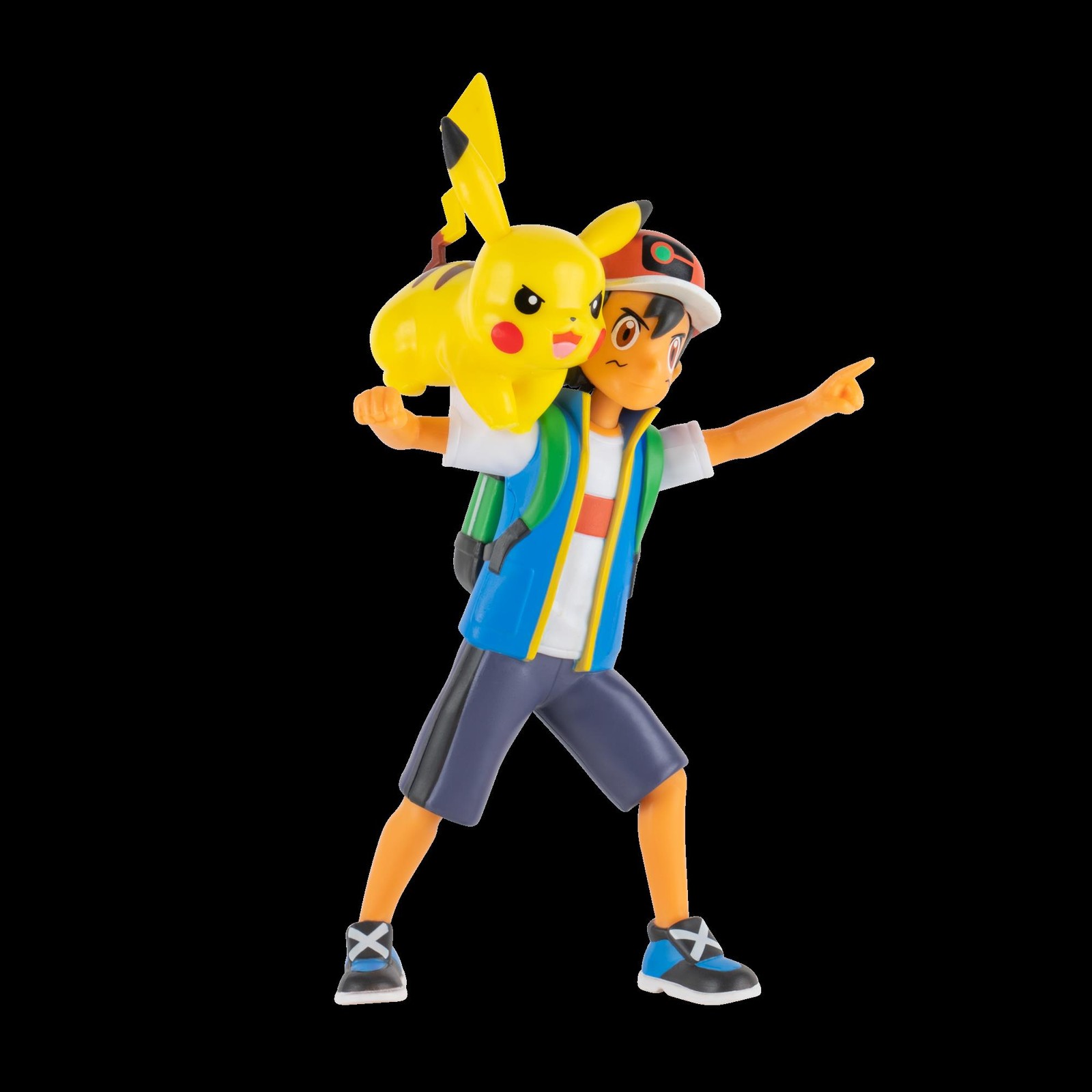 Pokemon - Battle Feature Figure - Ash - Pikachu W10 PKW2473 7090₽