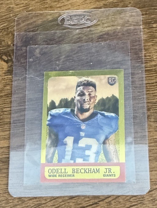 2014 Topps Chrome - 1963 Design Minis Odell Beckham Jr. Non Auto Rookie Card #4