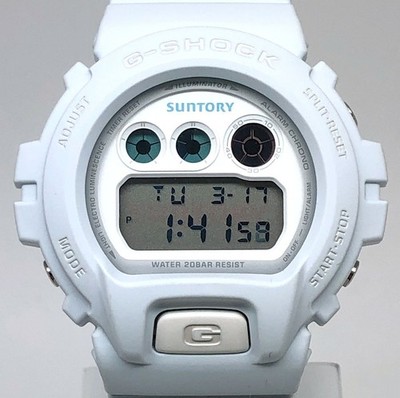 G SHOCK DW 6900FS Suntory Natural Water Beer Factory Light Blue White  Prize fro