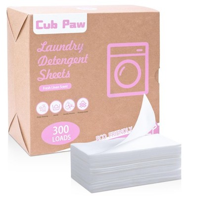 Laundry Detergent Sheets, Travel 300 Count (Pack of 1)