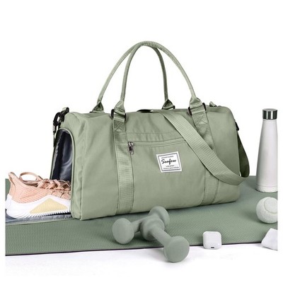 WEPLAN Sport Duffel Bag Damen Herren Sporttasche Schuhfach Nassfach Reisetasche