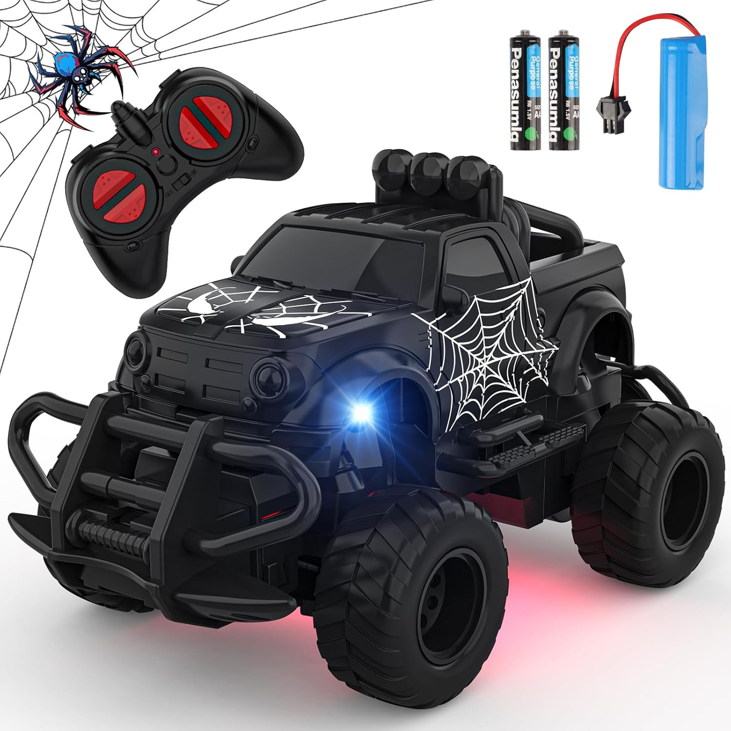 For Boys 4-7, 1:43 Scale Mini Rc Cars For Kids 3-5, Rc Truck