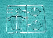 Star Wars Millennium Falcon Revell-Fine Molds 1/72 Sprue H Canopies & Clear.