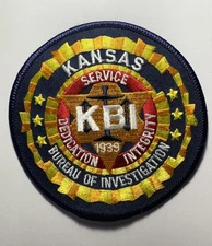 Kansas Bureau of Investigation KBI Patch