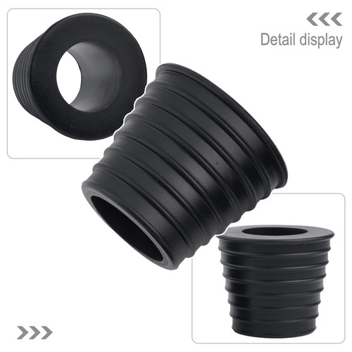 Sturdy Cap Set Rubber Umbrella Cone Wedge Table Hole Ring Space Saving - Picture 3 of 12