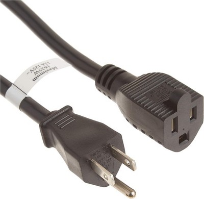 4FT Premium Universal Extension Cord - Power Extension Cord for TV, Computer, Mo
