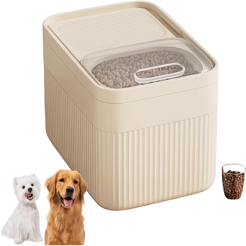 NEW Airtight Pet Food Container Storage Bin Box Cat Dog Biscuit Dry Feed 5KG