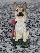 Pastor Alemán Bobblehead Bronceado-Negro Bobblehead Animal Den Mascota Realista