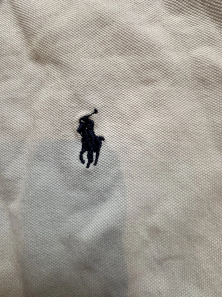 White Polo Ralph Lauren Custom Fit Polo Shirt - Size XL - Excellent Condition - Image 4 of 4