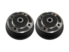 2  X Rear Brake Drums 41038-0035 For Kawasaki Mule 2510 3000 3010 3020 4000 4010
