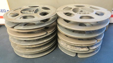 KODAK 3" PLASTIC EMPTY 8 MM FILM REEL VINTAGE LOT OF 10