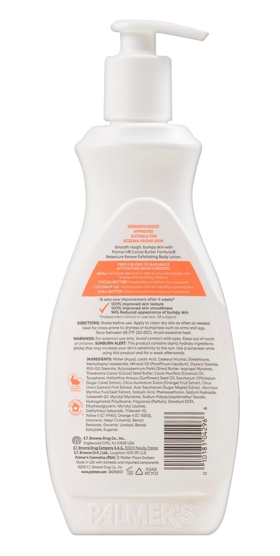 Palmer'S Cocoa Butter Formula Retexture & Renew Exfoliating Body Lotion for Roug