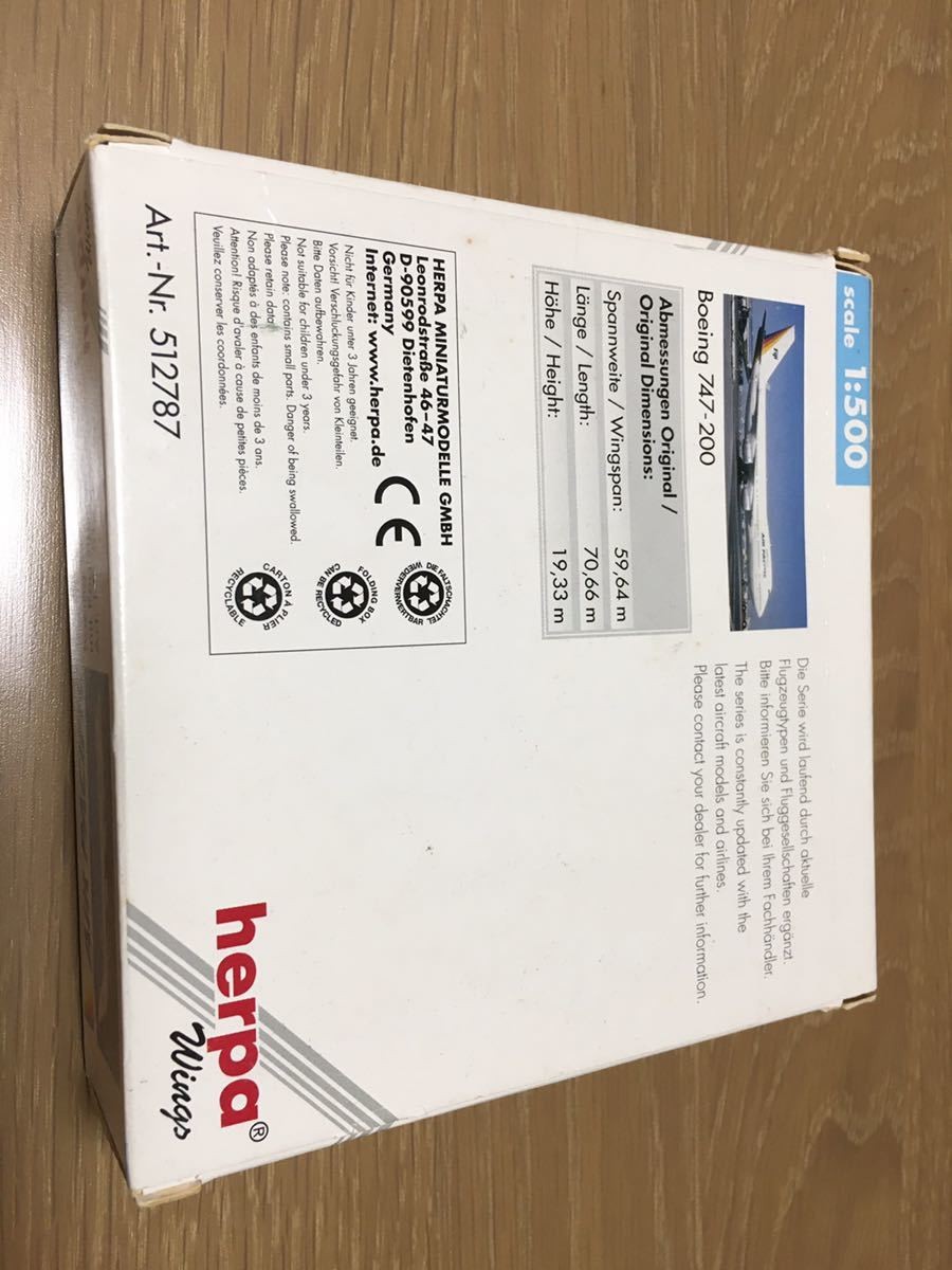 HERPA Air Pacific B747-200 1/500 230411 96764 | eBay