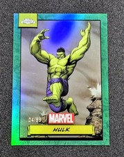Marvel Topps Chrome 2024 Hulk /99 Colour Match Green
