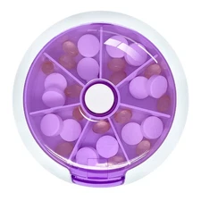 Pill Cases Weekly INVODA Pill Organizer 7 Day 3 Times Medicine Pill Dispenser...