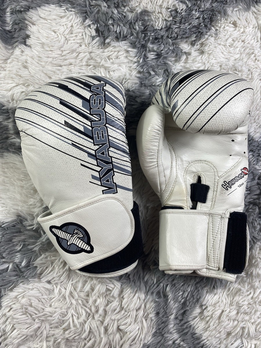 Hayabusa Ikusa Charged 12oz White Boxing Gloves | eBay