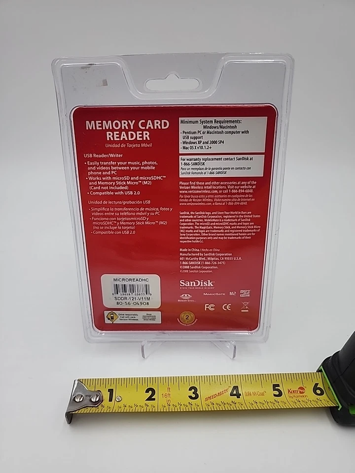 SanDisk MobileMate Micro Memory Card Reader from Verizon Wireless - Image 3 of 3