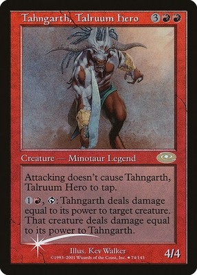 Unique & Misc Promos Tahngarth, Talruum Hero Alternate Art Foil x1 Light Play, E
