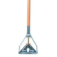 Tough Guy 1Tza7 60" Slide On Wet Mop Handle, Natural, Wood