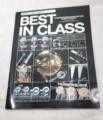 BEST IN CLASS BOOK 1 TUBA B C Music Learn Basics Bass Clef School  Band 