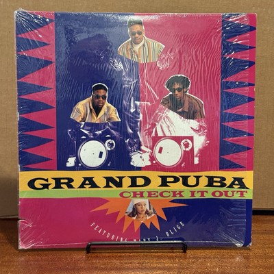 Grand Puba Feat Mary J Blige - Check It Out 12  Record OG US 1992 Elektra