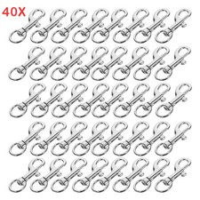 40X Swivel Snap Hooks Dog Leash Clips Dog Leash Clasp Dog Leash Snaps Hooks NEW