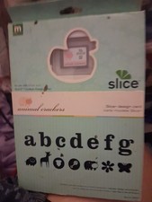 New SLICE CUTTER DESIGN CARD ANIMAL CRACKERS ALPHABET BABY SHAPES MakingMemories