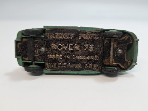 Dinky Rover 75 No156 Rare Two Tone Green Meccano Diecast Toy Car Vintage - Picture 5 of 5