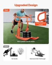Weight Sled, Steel Power Sled, Fitness Training Sleds for Athletic Exercise Spee
