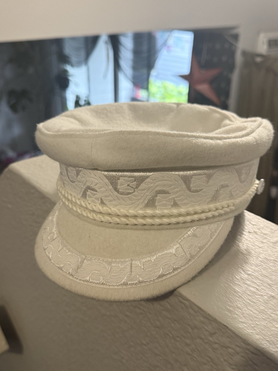 Lack Of Color Hat Peaked Cap Fitted Womens Medium Beige Embroidered Nautical Lack Of Color | Accessories | Lack Of Color Hat | Poshmark main image 3