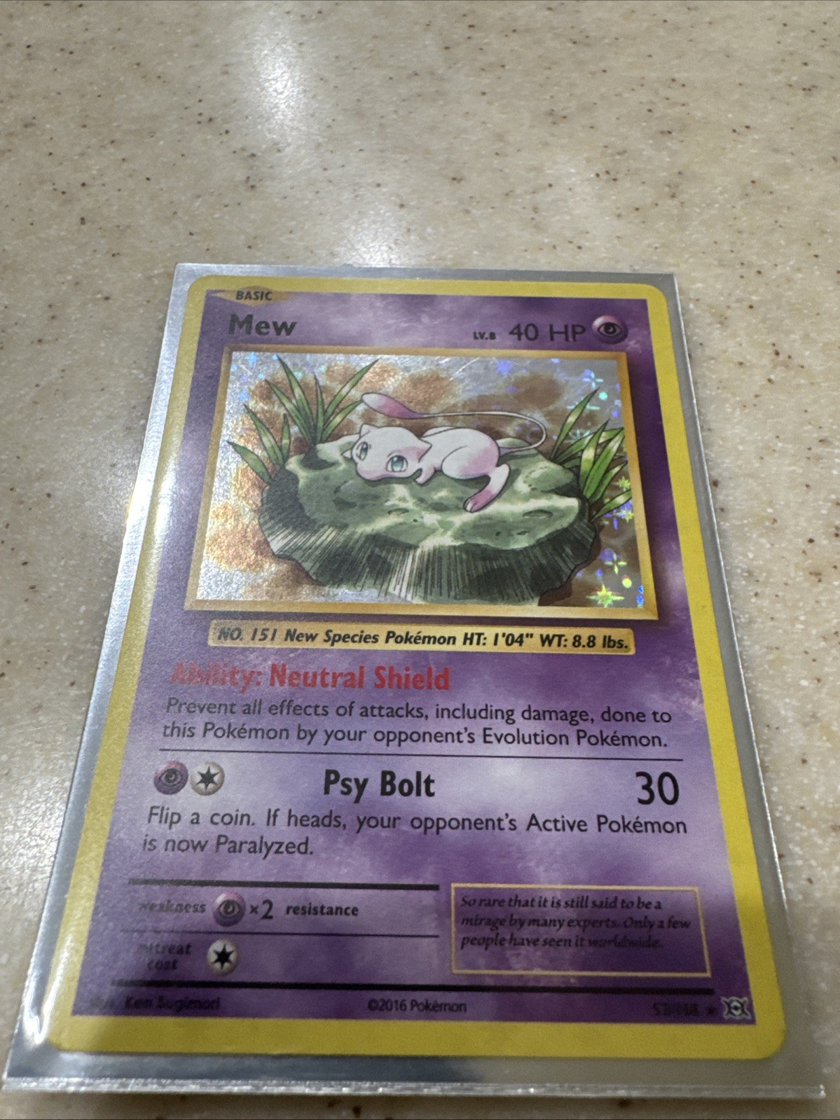 pokemon TCG (Mew) BW98 - Holographic - Black & White promo - 2013 - Rare