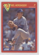 1989 Score 100 Hottest Players Box Set Orel Hershiser #35 0w8