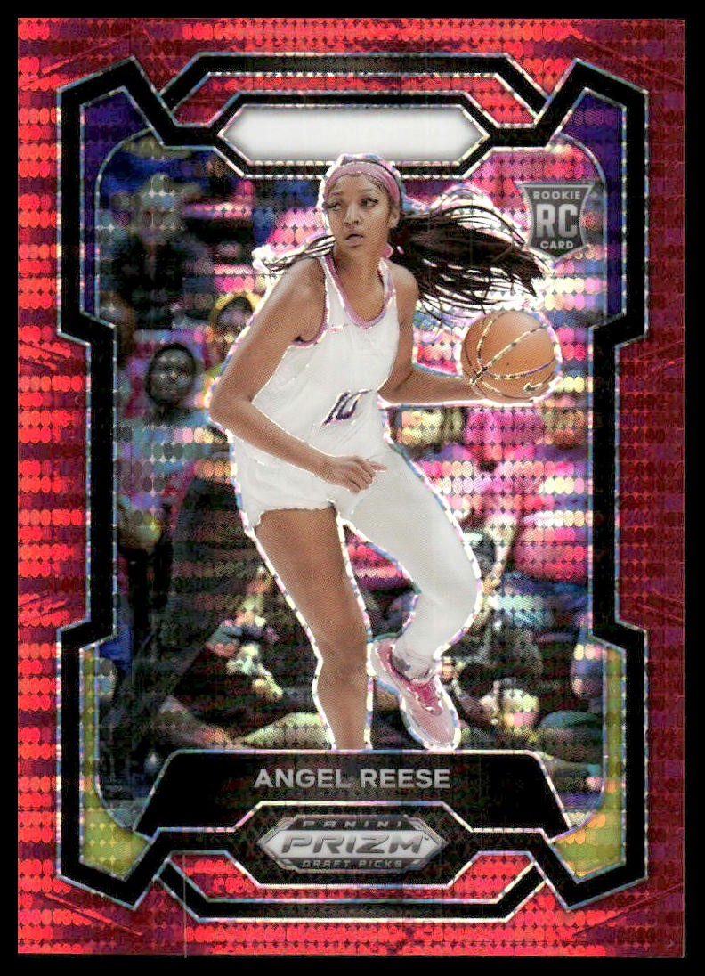 2024 Panini Prizm Draft Picks #38 Angel Reese Red Pulsar /299