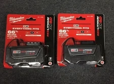 2 PCS Milwaukee 48-11-1850 M18 XC 5.0 AH 18 Volt Capacity Battery New In Pack