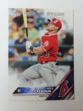 2016 Topps Future Stars Kole Calhoun #95 Angels Baseball Card Free Shipping MLB
