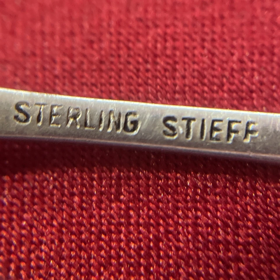 Vintage Stieff Sterling Silver Queen Anne Williamsburg 4.5” Demitasse Spoon - Image 4 of 4