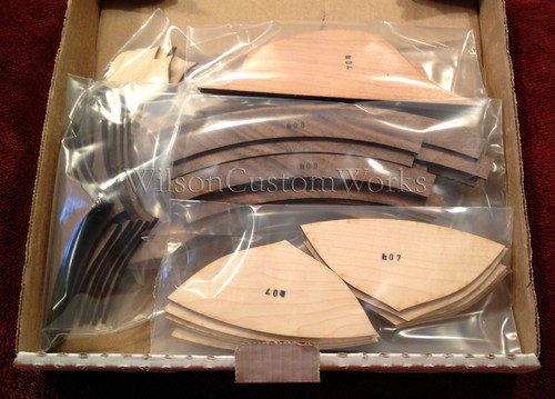 Kit incrustation médaillon plancher bois 24" 44 pièces fleur printemps bricolage plancher table boîte - Photo 2/3