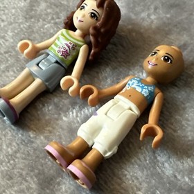 LEGO Friends Minifigure Minidoll  Joanna and Olivia  #41034 Summer Caravan