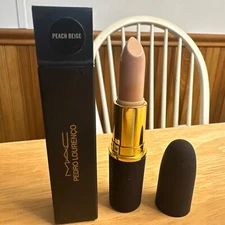 MAC Cosmetics Pedro Lourenco PEACH BEIGE Amplified Creme Lipstick BNIB RARE